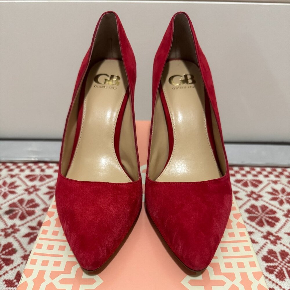 Gianni Bini - Red Suede - Point Taken Heels